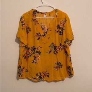 Old Navy floral blouse